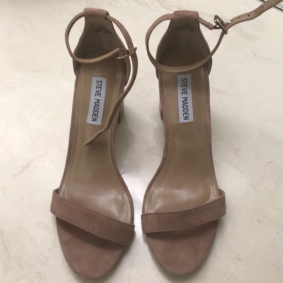 Steve Madden Shoes - Steve Madden Tan Suede high Heel Sandal